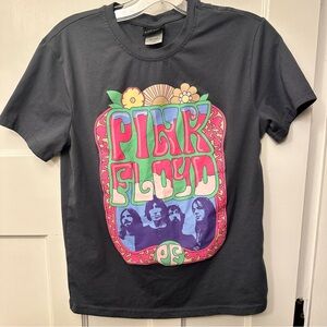 Pink Floyd Ladies Small Graphic T-Shirt - Gray